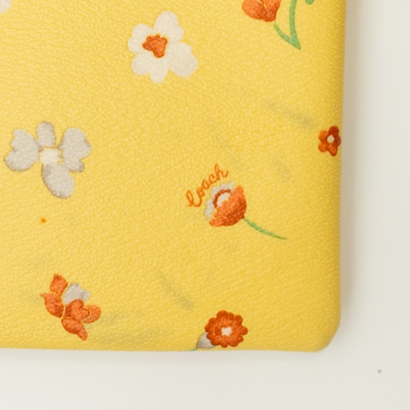 Coach Mystical Floral Print Corner Zip Wristlet - Picture 7 of 7